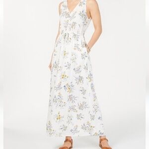 Lucky Brand Women's Floral Print Maxi Dress Size XS